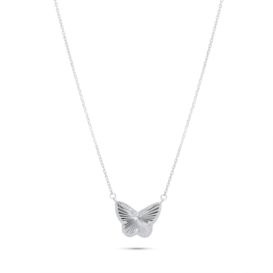 Locking Holdings | rhodium_plated_925_silver_diamondcut_butterfly | Locking Holdings